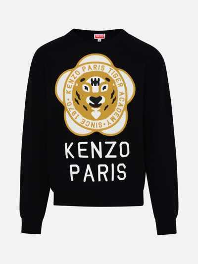 Kenzo Maglia Fiore In Black