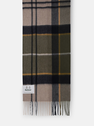Barbour Sciarpa Check In Beige