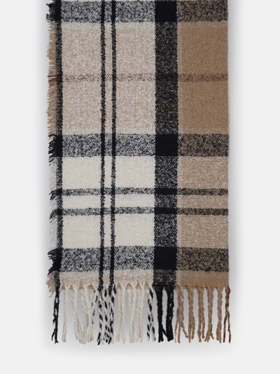 Barbour Sciarpa Tartan Boucle In Cream