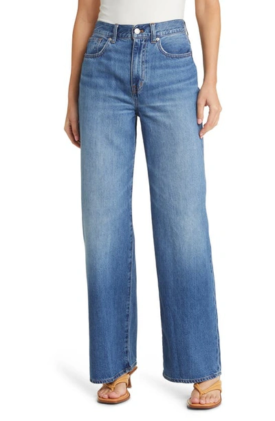 Madewell Superwide Leg Jeans In Fannin Wash