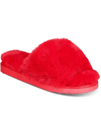 Inc Yuri Womens Polyester Slip-on Slides In Red