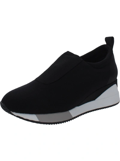 Alfani Walkerr Womens Nylon Textured Casual And Fashion Sneakers In Black