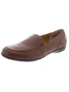 ARRAY TAFT WOMENS LEATHER SLIP ON LOAFERS