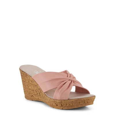 Onex Women's Ruth Wedge Sandal In Pink