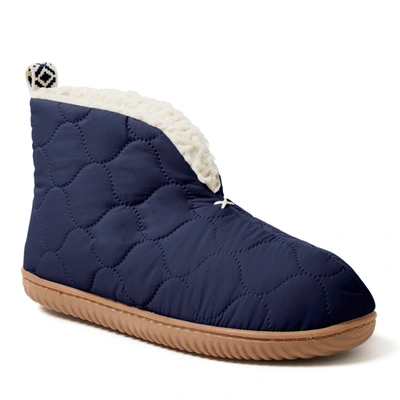 Dearfoams Women's Warm Up Bootie Slippers In Peacoat