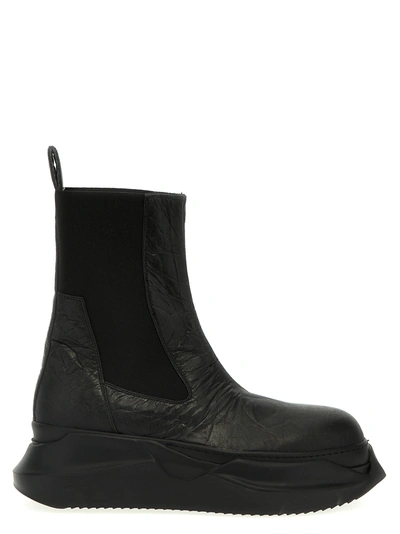 Drkshdw Beatles Abstract Ankle Boots In Blk/white