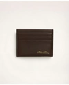 Brooks Brothers Lambskin Card Case | Brown