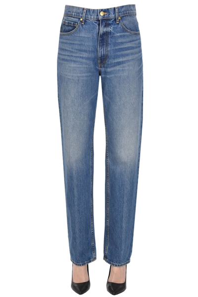 Ulla Johnson The Daphne Jeans In Light Denim