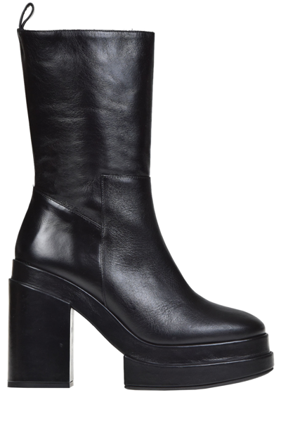 Paloma Barceló Eros Leather Boots In Black