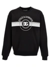 Dolce & Gabbana Logo-print Long-sleeved Cotton Sweatshirt