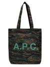 APC LOU TOTE BAG GREEN