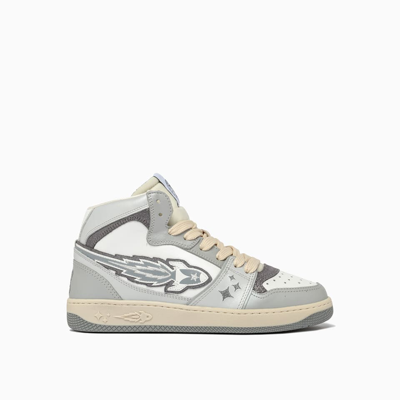 Enterprise Japan Egg Rocket Mid Trainers In Glitter Grey