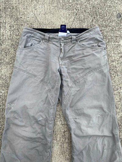 Pre-owned Arcteryx X Outdoor Life Faded Arc'teryx Double Knee Pants Gray Green