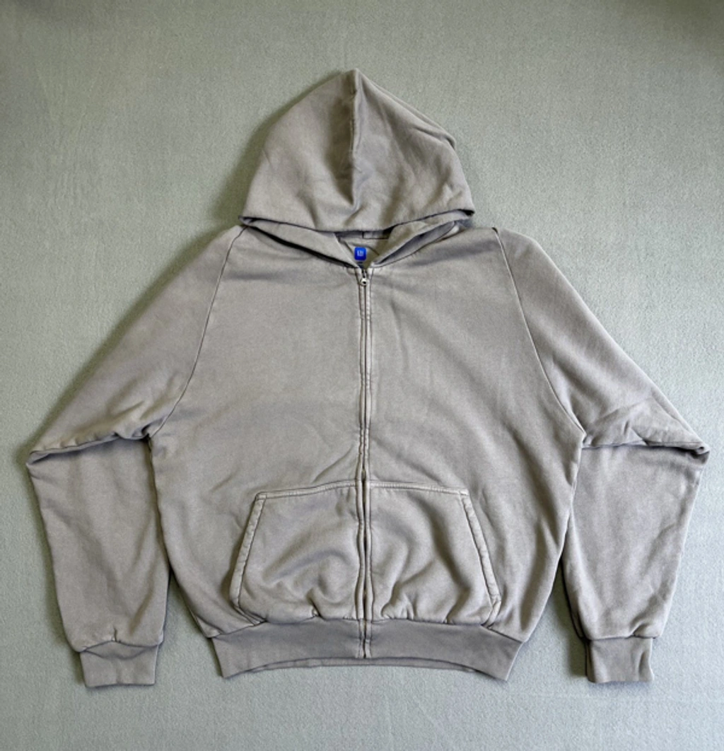 Yeezy Gap Full Zip Sweatshirt Hoodie Gray Unreleased Season