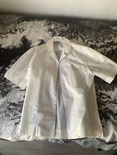 Pre-owned Acne Studios Bowling Shirt In White