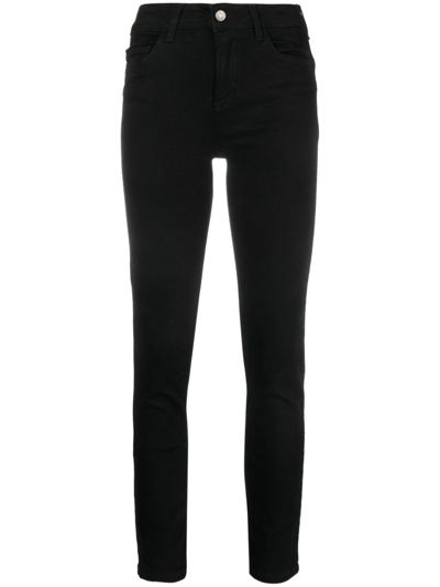 Liu •jo Ankle-length Skinny Jeans In Black
