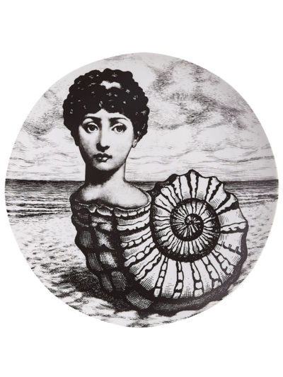 Fornasetti Tema E Variazioni N.239 Wall Plate In Bia