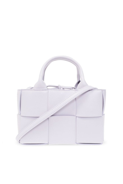 Bottega Veneta Candy Arco Tote Bag In Purple