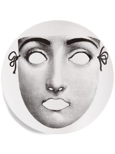 Fornasetti Variazioni N.325 Wall Plate In White