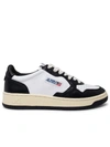 AUTRY AUTRY BLACK AND WHITE LEATHER MEDALIST SNEAKERS