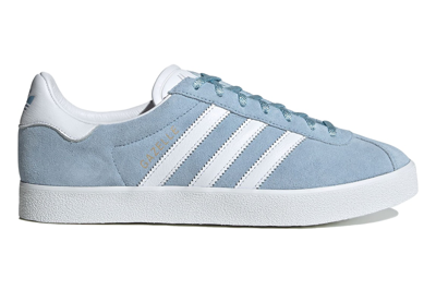 Pre-owned Adidas Originals Adidas Gazelle 85 Clear Sky In Clear Sky/cloud White/gold Metallic