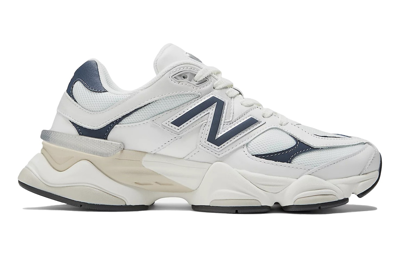 Pre-owned New Balance 9060 White Navy In White/nb Navy/sea Salt