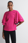 FLORERE FLORERE TIERED SLEEVE TOP
