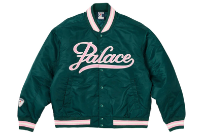 Pre-owned Palace Satin The Arena Jacket Green