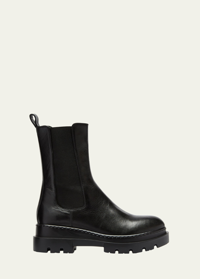 La Canadienne Braydon Waterproof Leather Chelsea Booties In Black