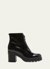 La Canadienne Penn Patent Platform Bootie In Black