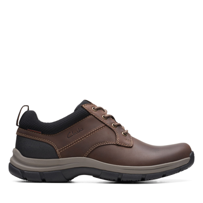 Clarks Men's Collection Walpath Leather Low Top Lace Up Sneaker In Brown