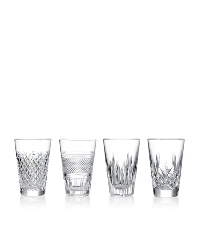 Waterford Set Of 4 Crystal Heritage Mastercraft Hiball Glasses (350ml) In Clear