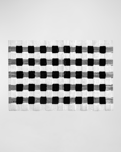 Mackenzie-childs Texture Check Cotton Bath Rug