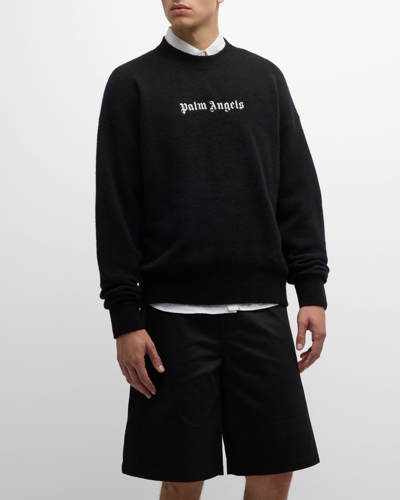 PALM ANGELS MEN'S CLASSIC LOGO SWEATER