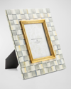 Mackenzie-childs Sterling Check Picture Frame, 5" X 7"