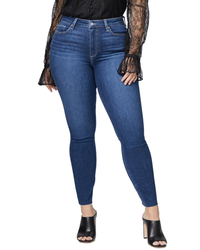 Paige Bombshell Chapel High-rise Ankle Ultra Skinny Jean In Blue