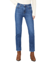 PAIGE PAIGE STELLA MISS YOUR DISTRESSED SUPER HIGH RISE STRAIGHT LEG JEAN