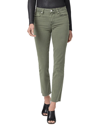 PAIGE PAIGE CINDY VINTAGE BRUSHED OLIVE HIGH RISE STRAIGHT ANKLE JEAN