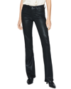 PAIGE PAIGE SLOANE BLACK FOG LUXE COATING LOW RISE STRAIGHT FIT JEAN