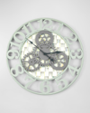 Mackenzie-childs Sterling Check Farmhouse Clock