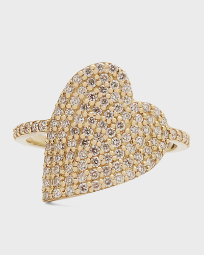 Lana Flawless Heart Ring In White