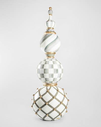 Mackenzie-childs Sterling Check Trophy Topiary