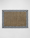 Mackenzie-childs Chunky Sisal Rug Courtly Check