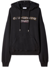 Off-white Off White Cotton Hoodie In Black