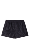 Off-white Off White Surfer Sea Bermuda Shorts In Black