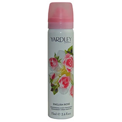 Yardley 2.6 oz English Rose Body Spray In Pink
