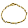 Pompeii3 Men's 14k Gold (21gram) Or Platinum (34gram) 4mm Link Bracelet 8.5" In Gold