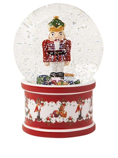 Villeroy & Boch Large Snow Christmas Ball In Multicolour