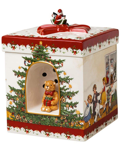 Villeroy & Boch Christmas Toys Porcelain Box In Multicolour