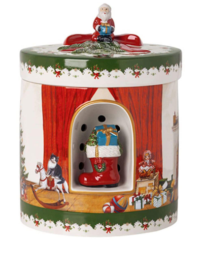 Villeroy & Boch Santa Brings Gifts Porcelain Box In Multicolour